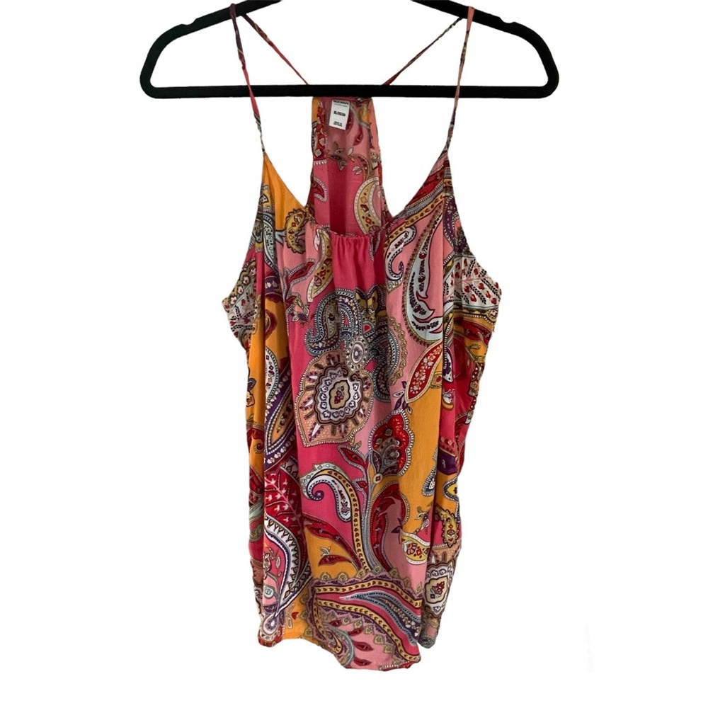 Old Navy Boho String Strap Rayon Top - XL